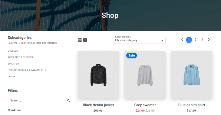 product display